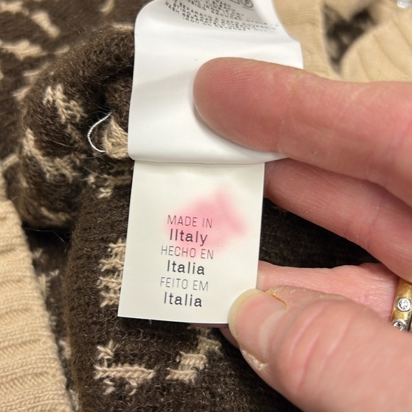 See By Chloe Virgin Wool Leopard Button Front Vest US12 - Picture 10 of 10